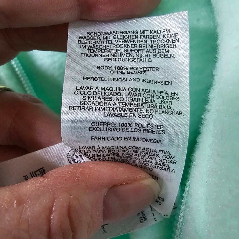 Columbia Youth XXS Mint Green Fleece Zip Jacket NWT Outdoor Hiking Winter Warm - Picture 13 of 13